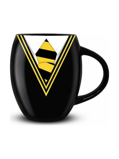 Pyramid International Hufflepuff Uniform Κούπα Κεραμική Μαύρη 425ml